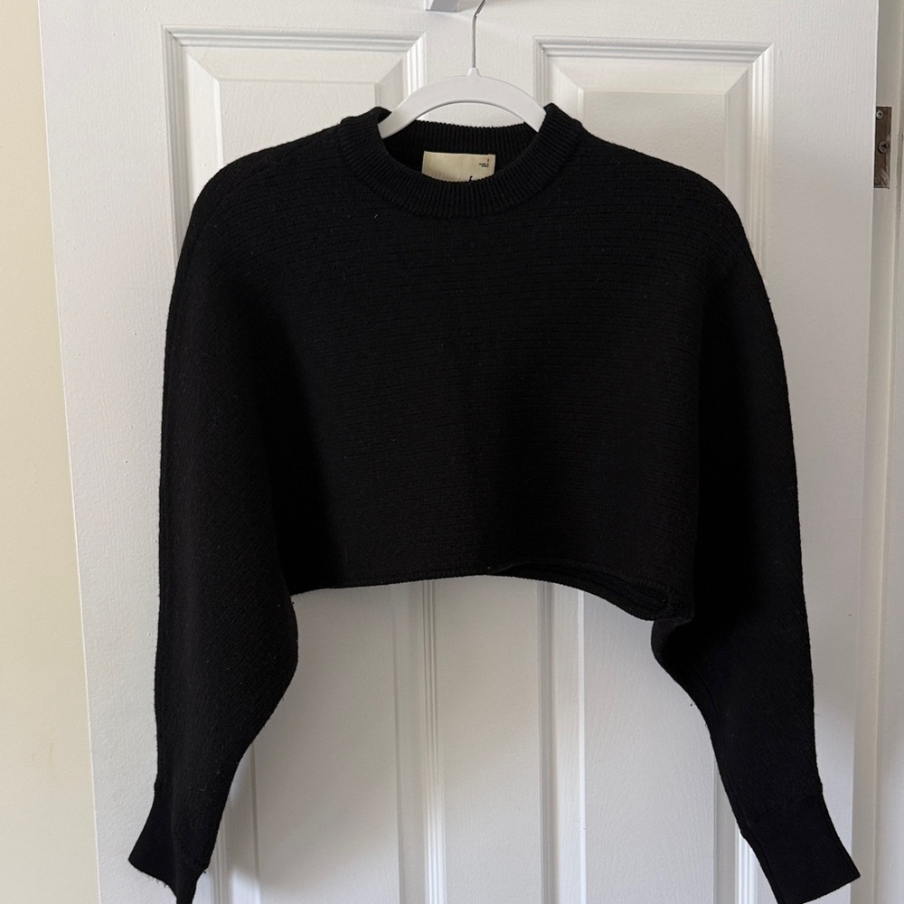 Wilfred Free Size 2 Black Cropped Sweater